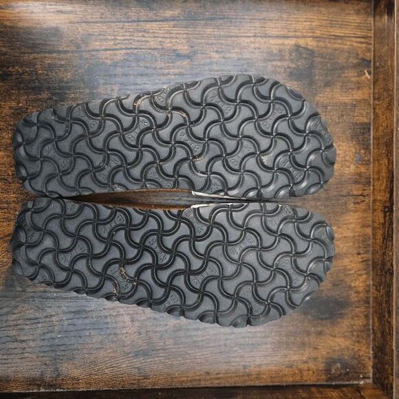 Birkenstock Papillio Madrid Floral Strap Slip On Cork Sandals Women’s Brown/Pink - Picture 3 of 5